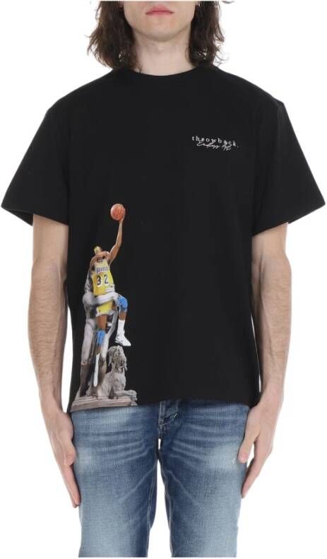Throwback T-Shirts Zwart Heren