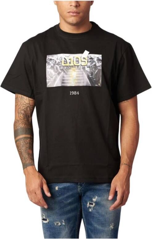 Throwback T-shirts Zwart Heren