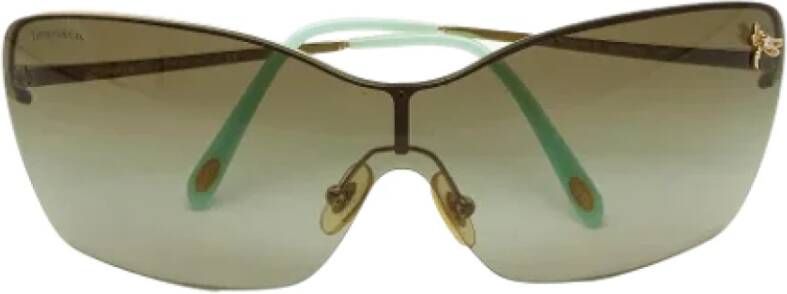 Tiffany & Co. Pre-owned Acetate sunglasses Groen Dames