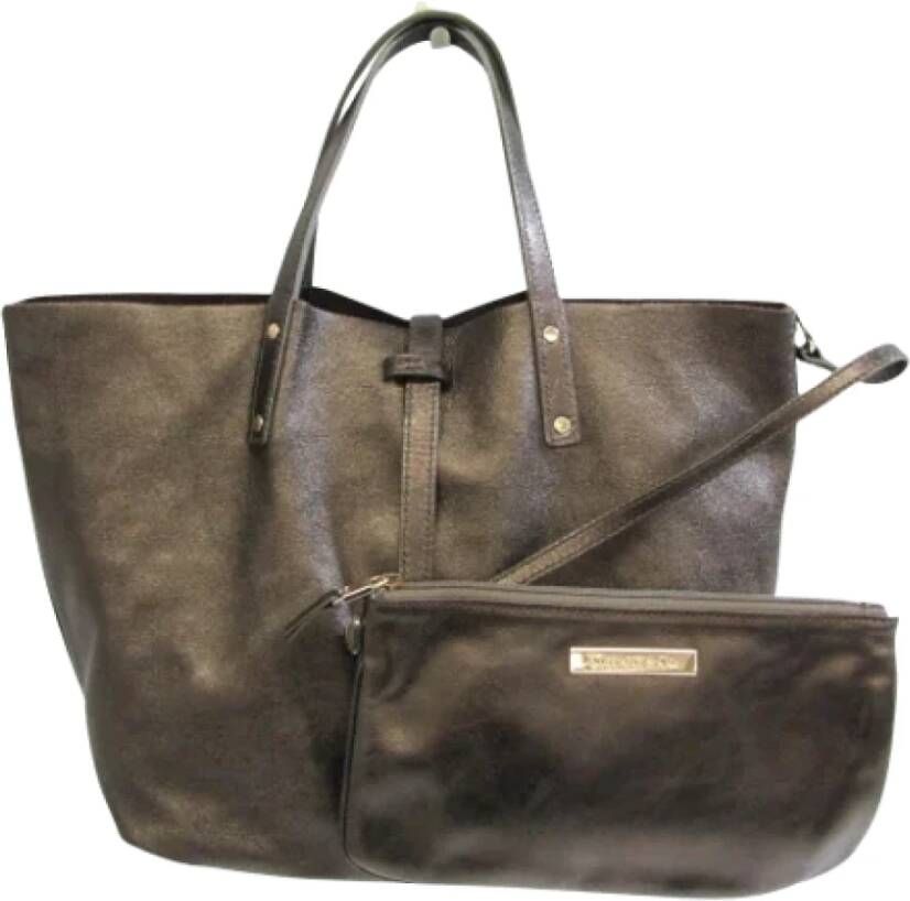Tiffany & Co. Pre-owned Leather handbags Bruin Dames