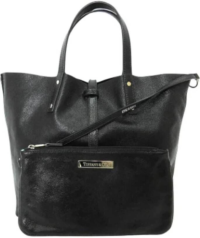 Tiffany & Co. Pre-owned Leather handbags Zwart Dames