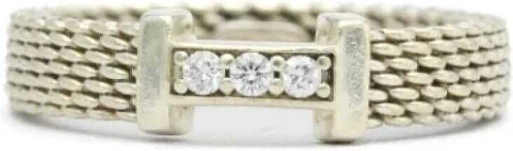 Tiffany & Co. Pre-owned Metal rings Grijs Dames