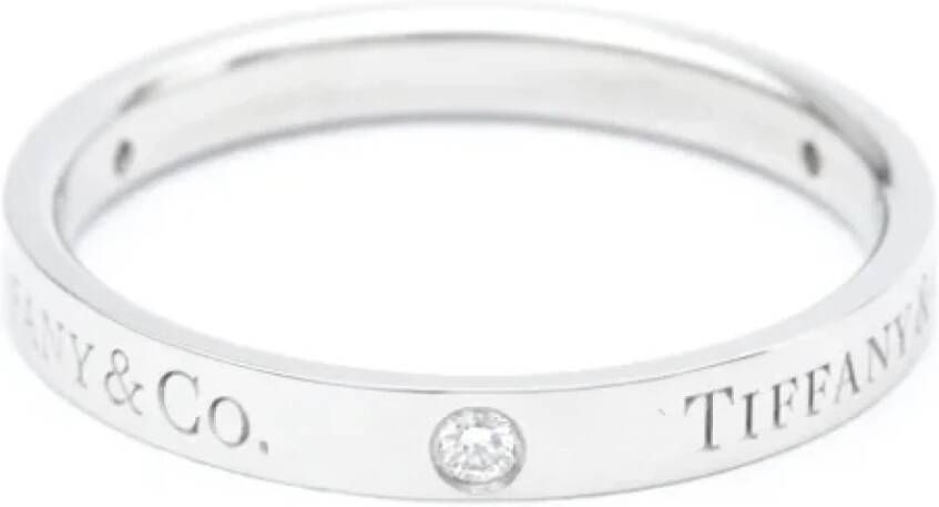 Tiffany & Co. Pre-owned Platinum rings Grijs Dames