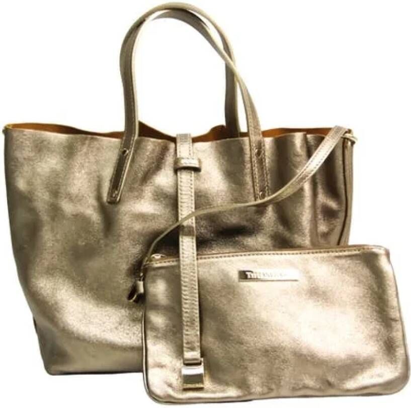 Tiffany & Co. Pre-owned Leather totes Bruin Dames