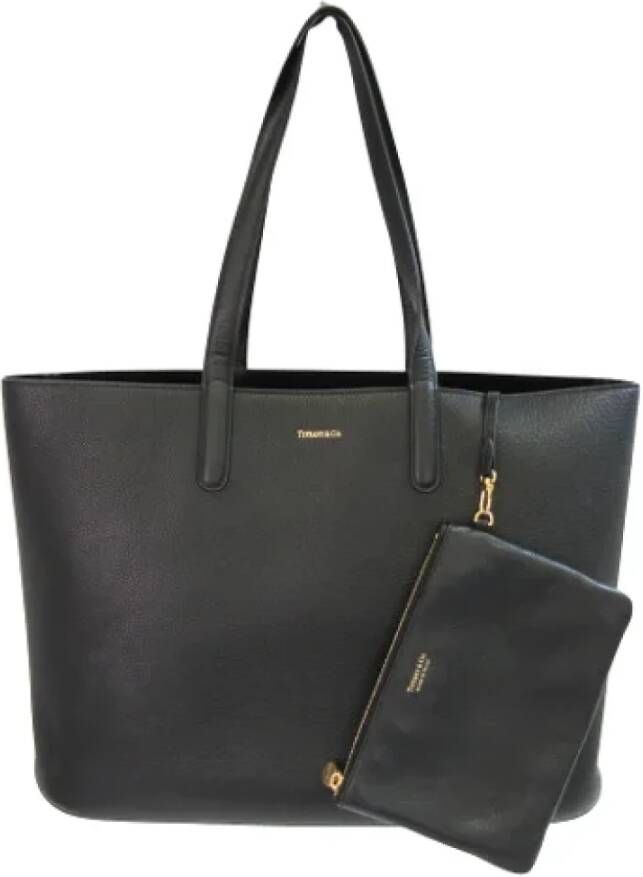 Tiffany & Co. Pre-owned Leather totes Zwart Dames