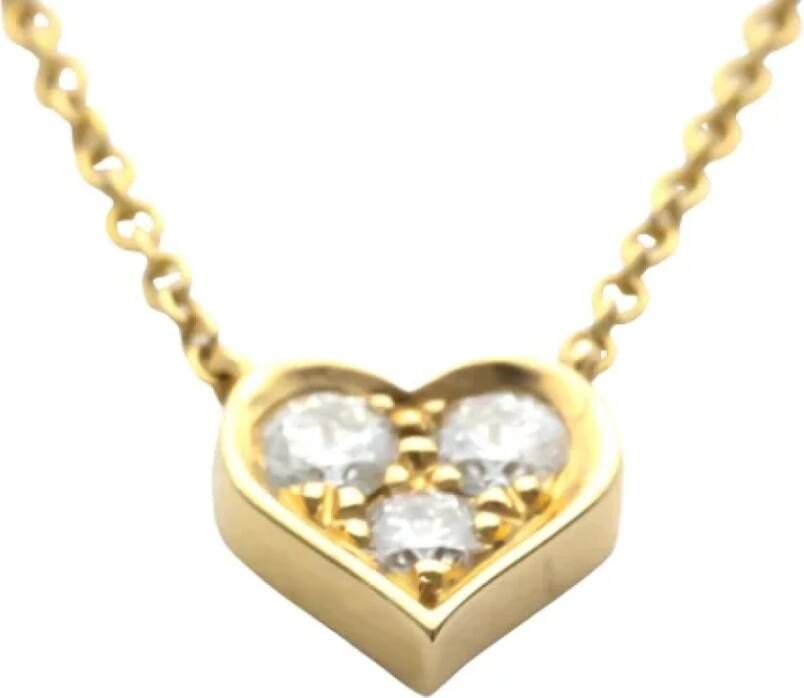 Tiffany & Co. Pre-owned Rose Gold necklaces Yellow Dames