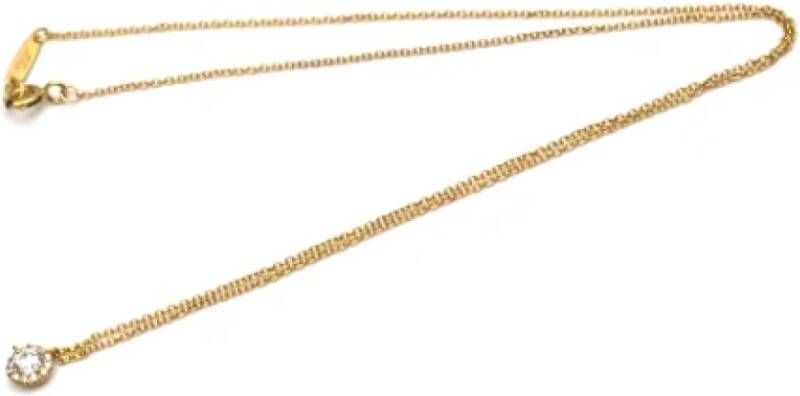 Tiffany & Co. Pre-owned Pre-owned Rose Gold necklaces Geel Dames