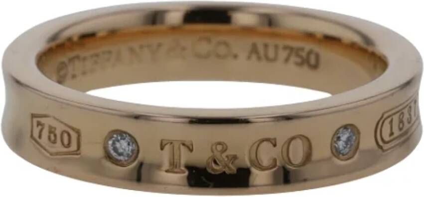 Tiffany & Co. Pre-owned Rose Gold rings Geel Dames