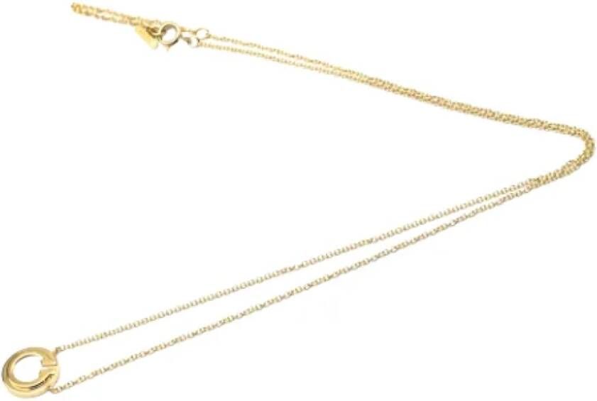 Tiffany & Co. Pre-owned Rose Gold necklaces Yellow Dames