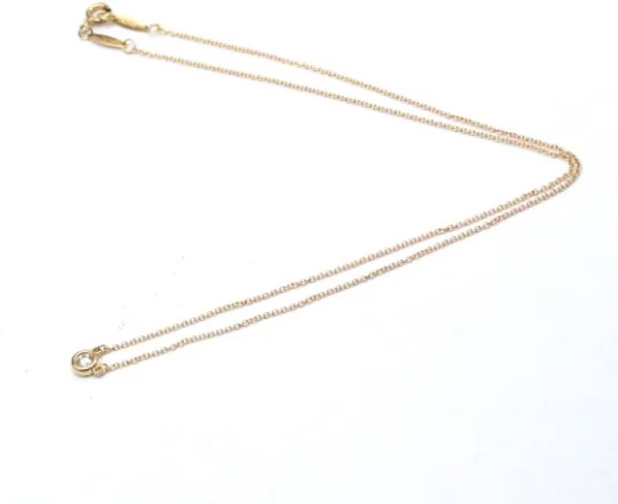 Tiffany & Co. Pre-owned Rose Gold necklaces Yellow Dames