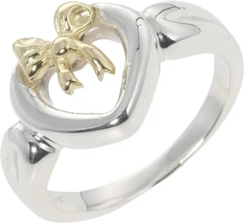 Tiffany & Co. Pre-owned Silver rings Grijs Dames