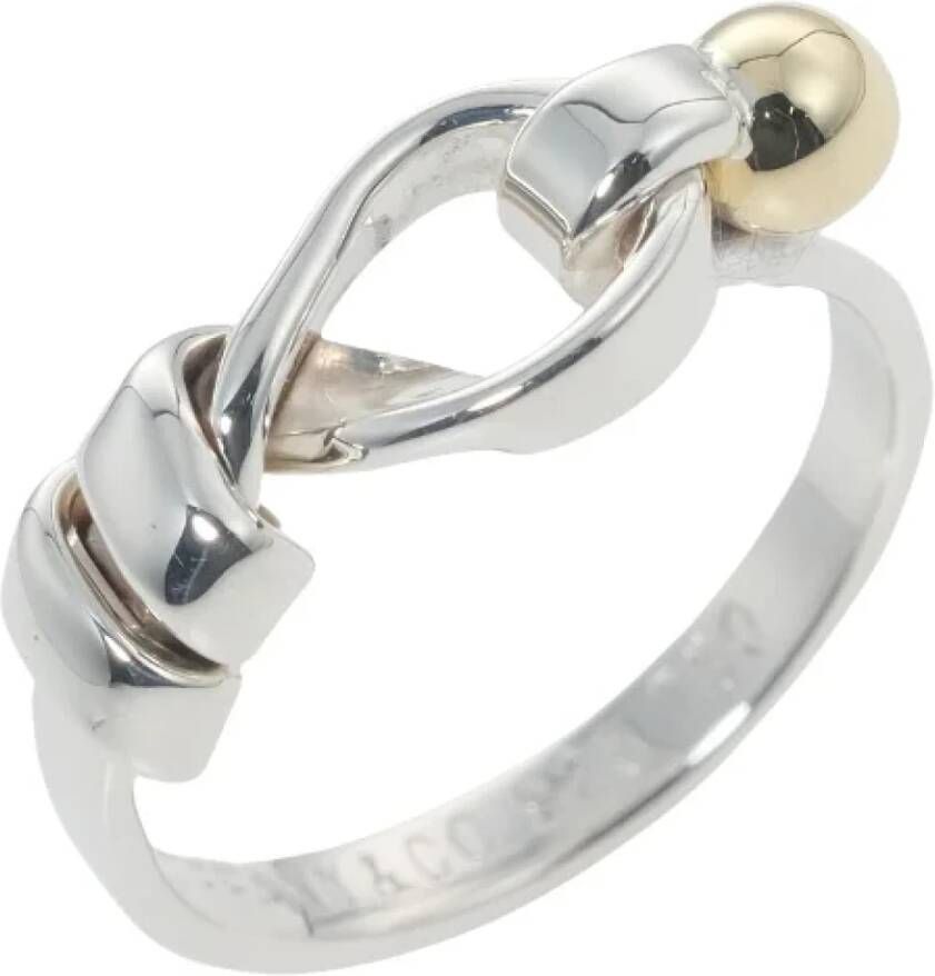 Tiffany & Co. Pre-owned Silver rings Grijs Dames