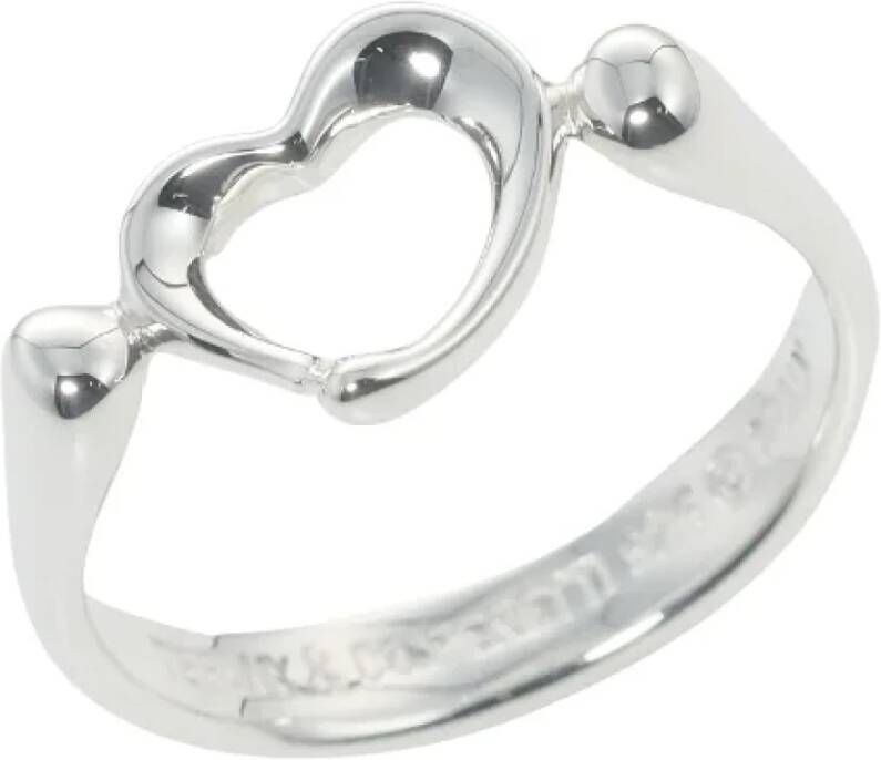 Tiffany & Co. Pre-owned Silver rings Grijs Dames