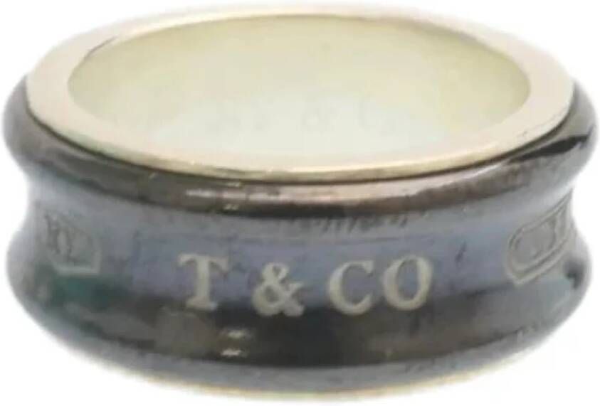Tiffany & Co. Pre-owned Voldoende metalen ringen Grijs Dames