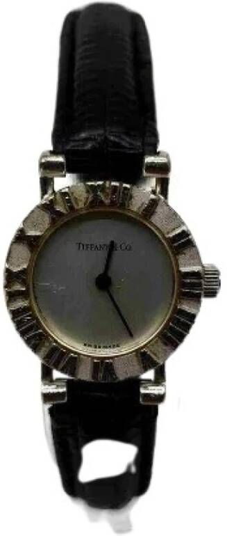 Tiffany & Co. Pre-owned Voldoende roestvrijstalen horloges Zwart Dames