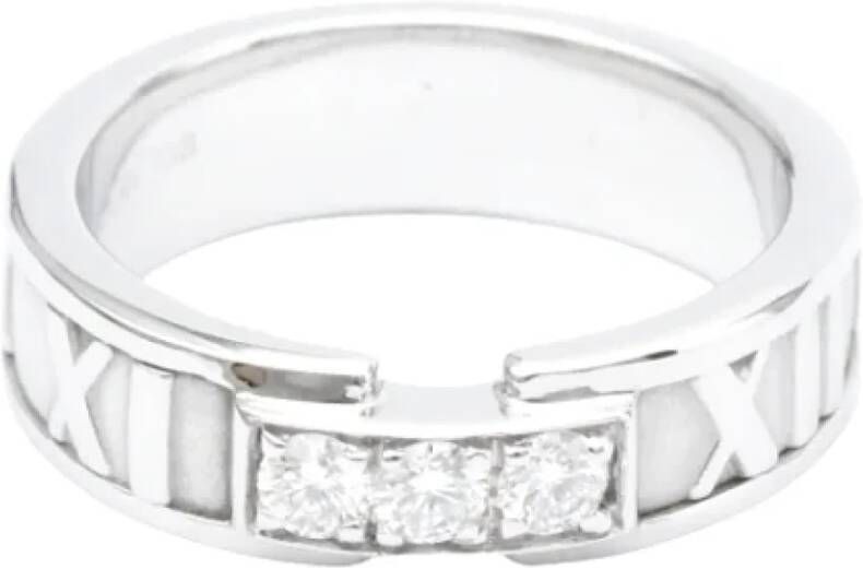 Tiffany & Co. Pre-owned White Gold rings Grijs Dames