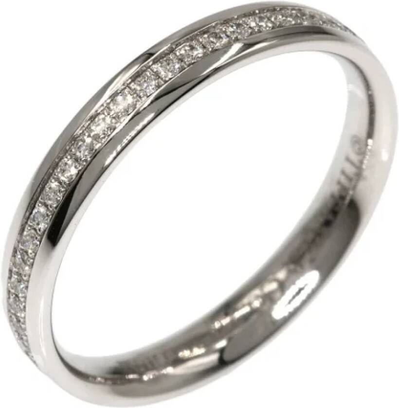 Tiffany & Co. Pre-owned White Gold rings Grijs Dames