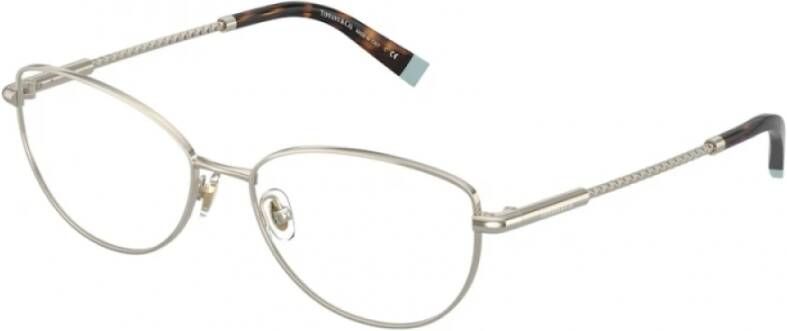 Tiffany Stijlvolle Metalen Bril Yellow Dames