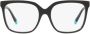 Tiffany Zwarte Brillenmonturen Black Unisex - Thumbnail 1
