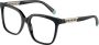 Tiffany Zwarte Brillenmonturen Black Unisex - Thumbnail 3