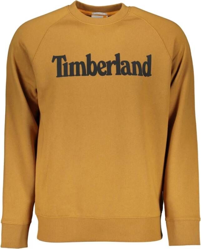 Timberland Brown Cotton Sweater Bruin Heren