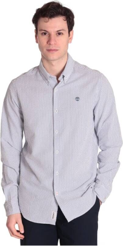 Timberland Formal Shirts Blauw Heren