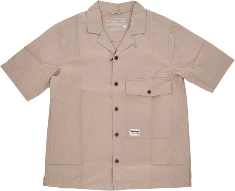 Timberland Short Sleeve Shirts Beige Heren