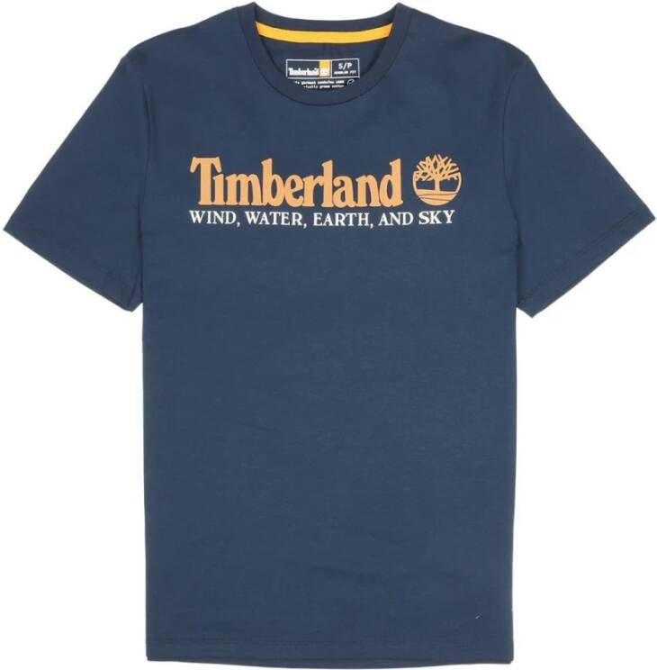 Timberland T-Shirts Blauw Heren