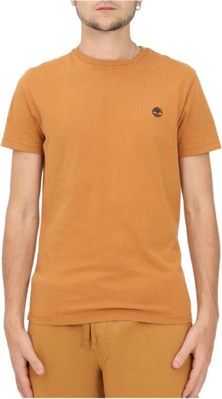 Timberland T-shirts Oranje Heren