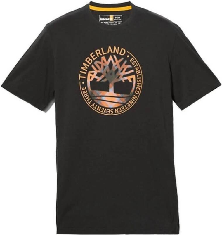 Timberland T-shirts Zwart Heren