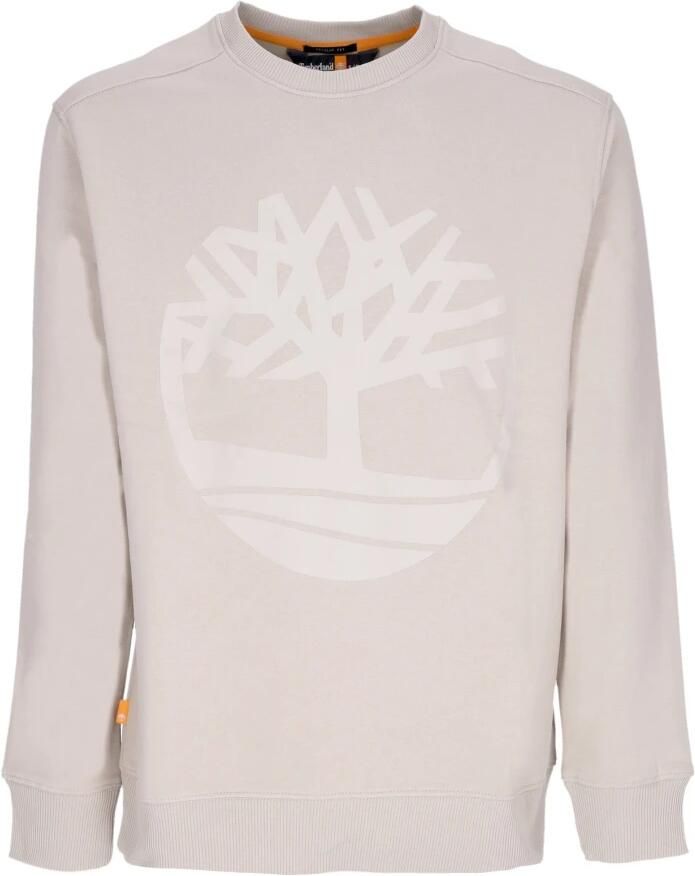 Timberland Core Logo Crewneck Sweatshirt Island Fossil Beige Heren - Foto 3