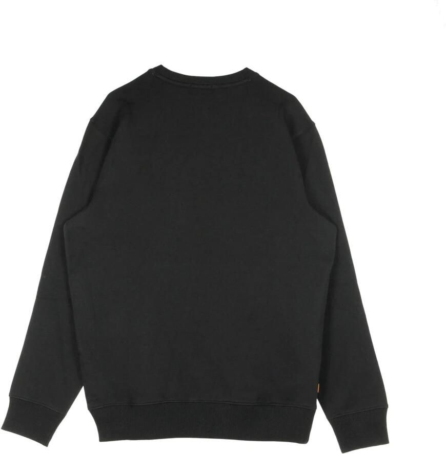 Timberland Core Logo Crewneck Sweatshirt Zwart Wit Black Heren - Foto 4