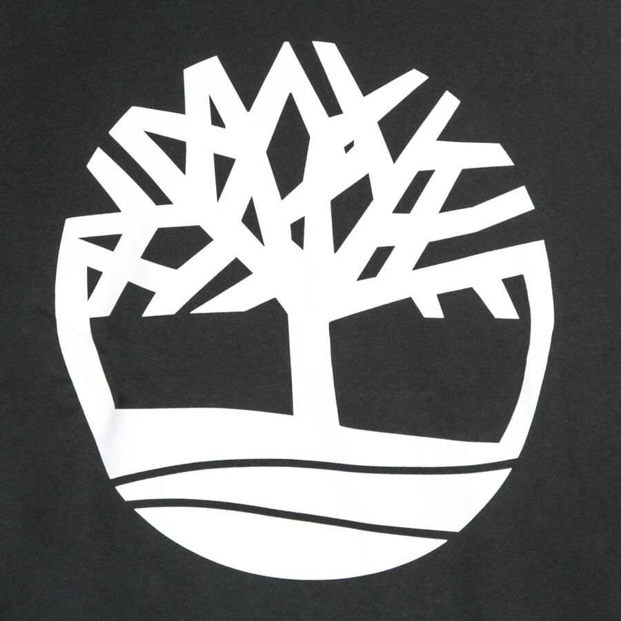 Timberland Core Logo Crewneck Sweatshirt Zwart Wit Black Heren - Foto 2