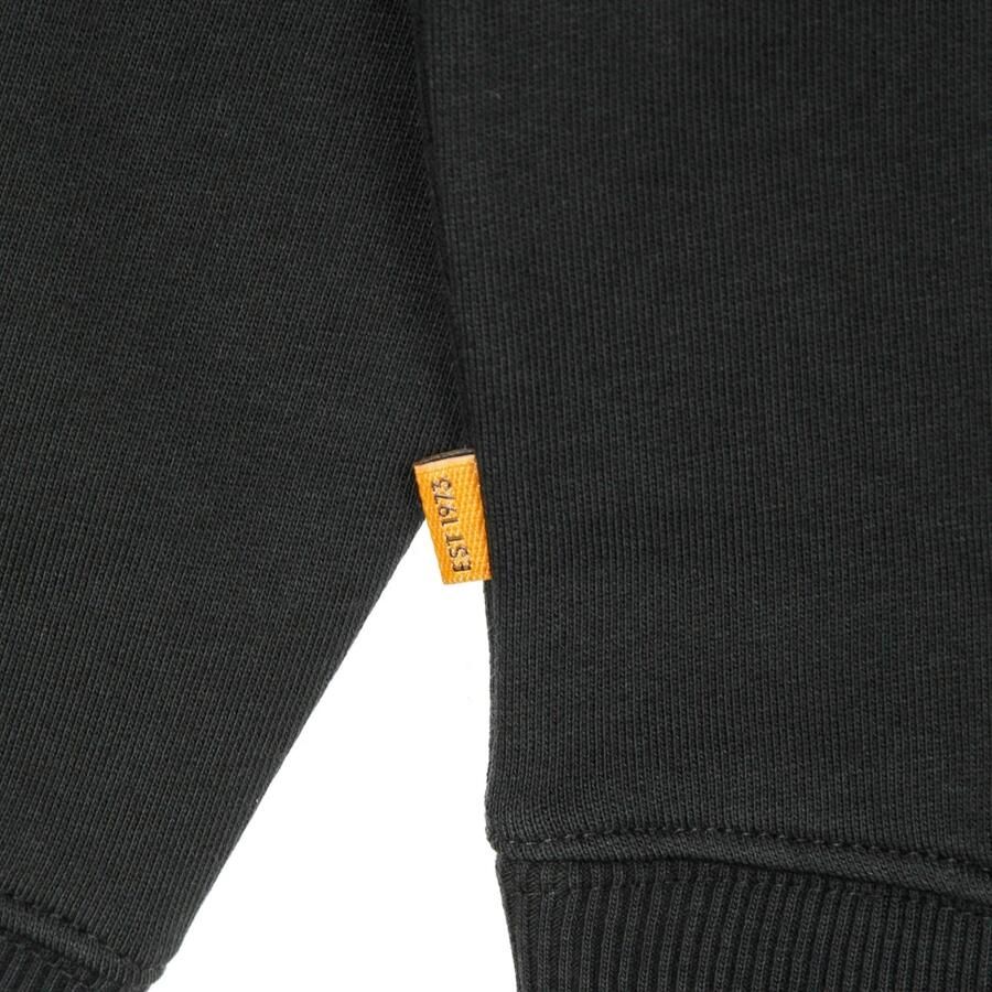 Timberland Core Logo Crewneck Sweatshirt Zwart Wit Black Heren - Foto 3