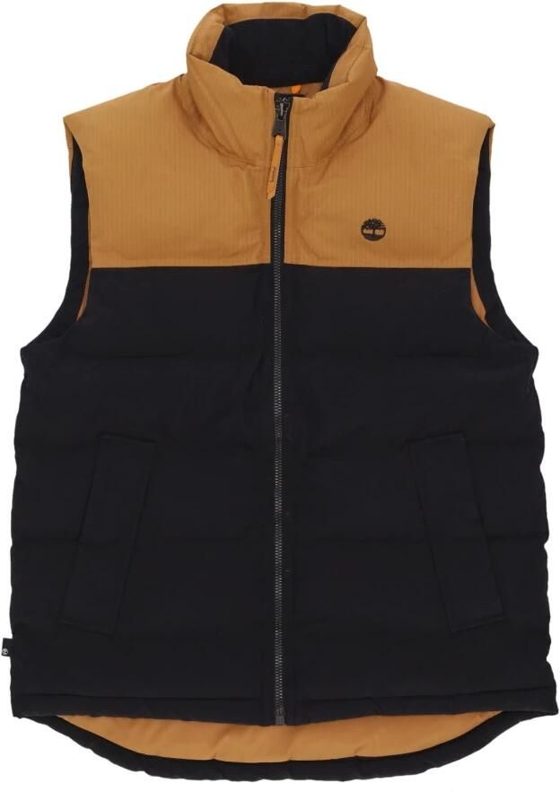 Timberland Puffer Vest Sleeveless Down Jacket Black Heren