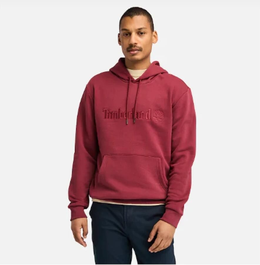 Timberland Paarse Katoenen Heren Hoodie Sweatshirt Purple Heren - Foto 4