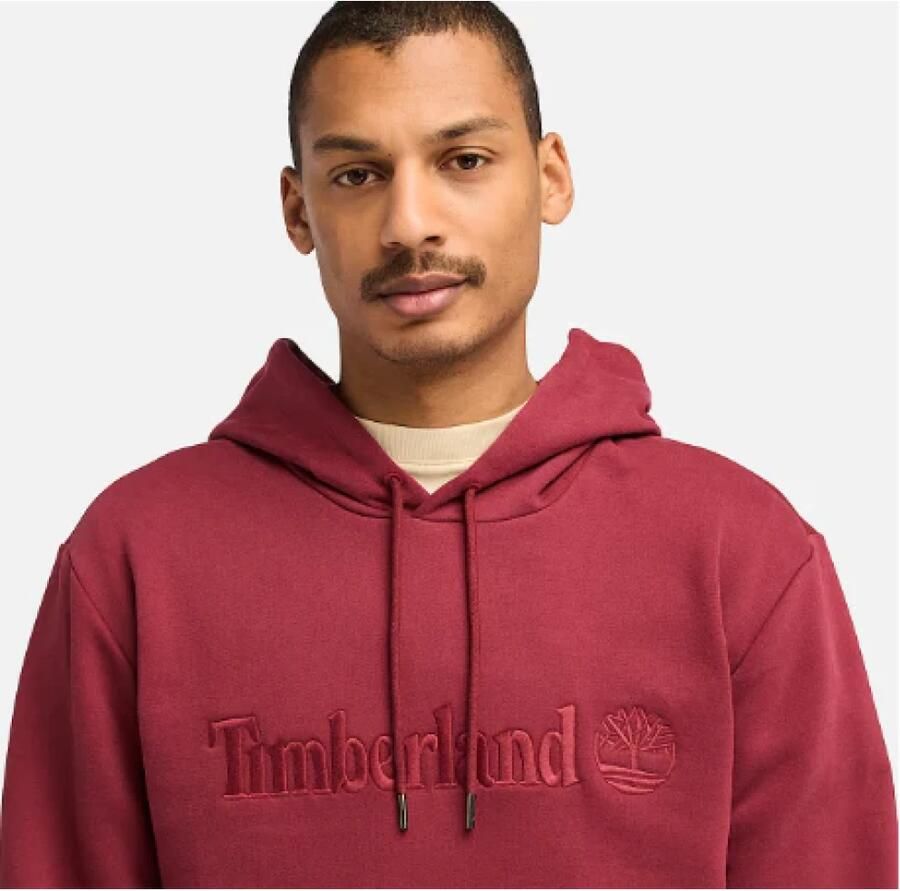 Timberland Paarse Katoenen Heren Hoodie Sweatshirt Purple Heren - Foto 2