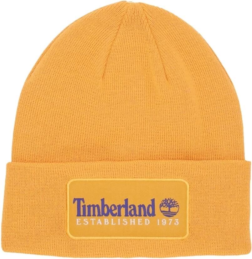 Timberland Vintage Beanie Donker Cheddar Hoed Yellow