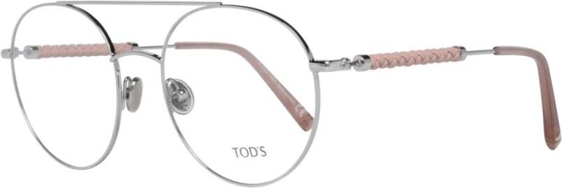 TOD'S Zilveren Dames Optische Monturen Gray Dames