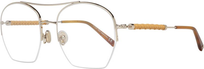 TOD'S Zilveren Half-Rim Optische Monturen Gray Dames