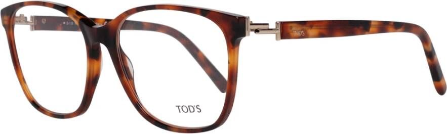 TOD'S Luxe leren schoudertas met goudkleurige hardware Multicolor Dames
