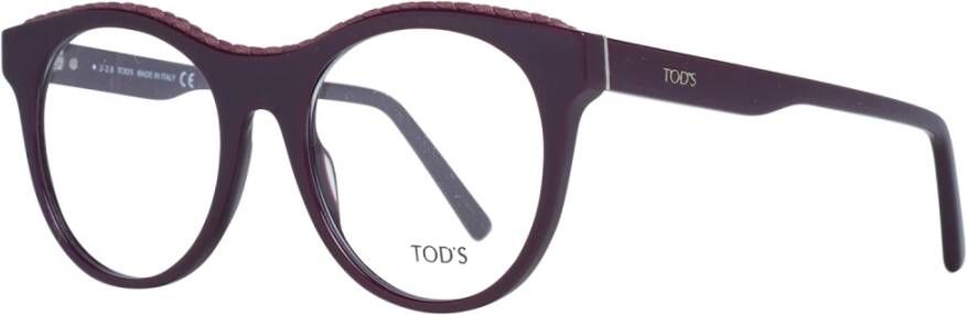 TOD'S Stijlvolle Bril voor Trendy Uitstraling Purple Dames