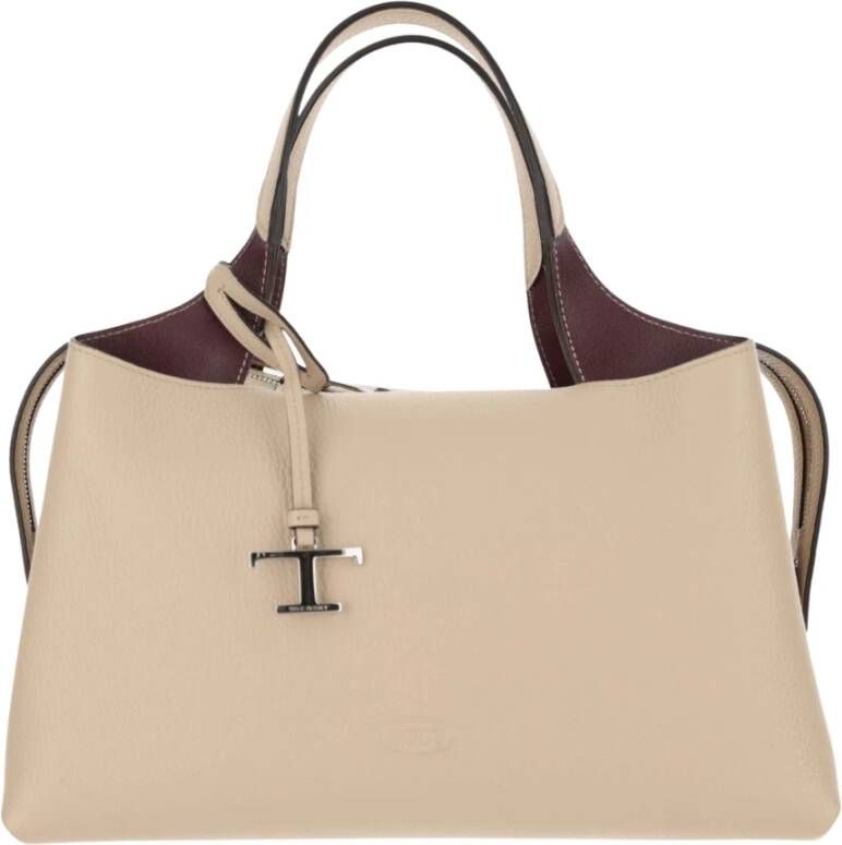 TOD'S Stijlvolle en ruime dameshandtas Beige Dames