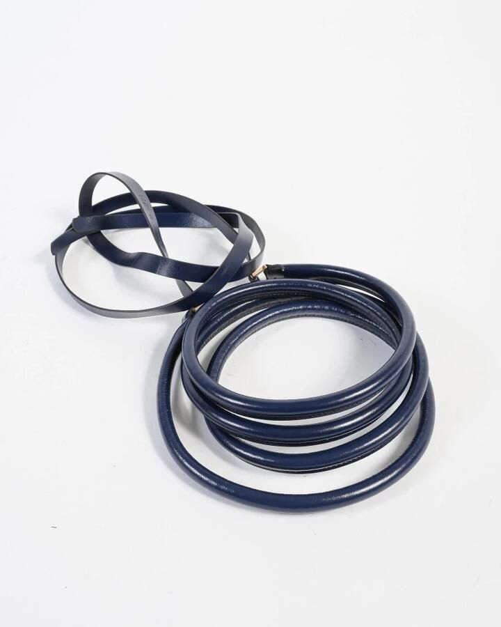 TOD'S Riem Tods Double T Leren Riem voor Heren Blauw - Foto 2