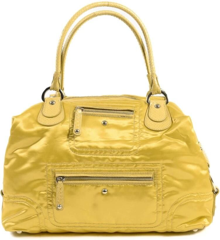 TOD'S Gele Stoffen Handtas Yellow Dames - Foto 3