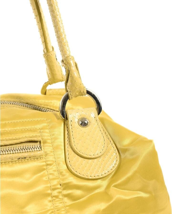 TOD'S Gele Stoffen Handtas Yellow Dames