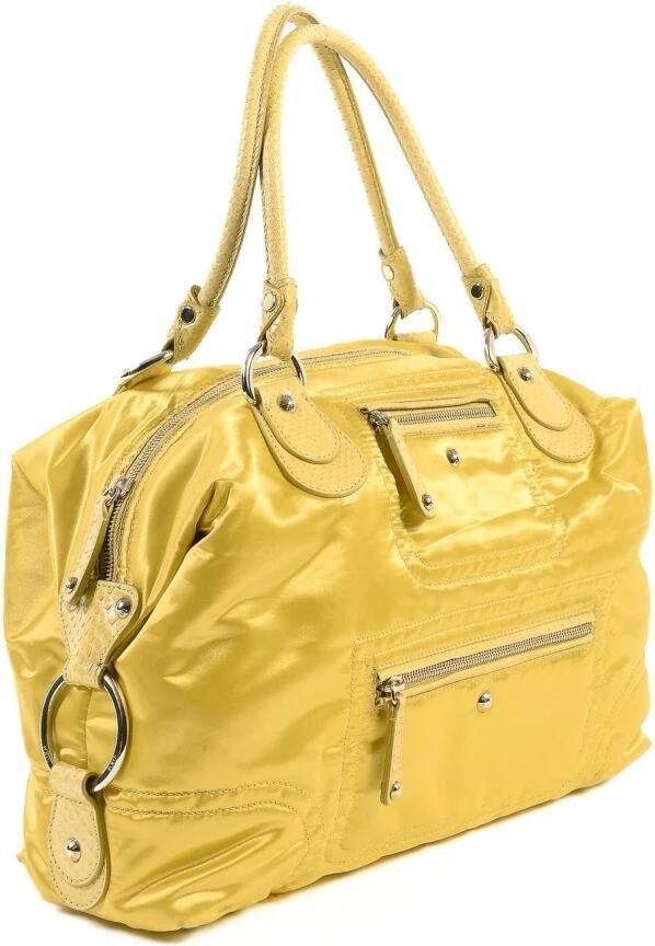 TOD'S Gele Stoffen Handtas Yellow Dames - Foto 2