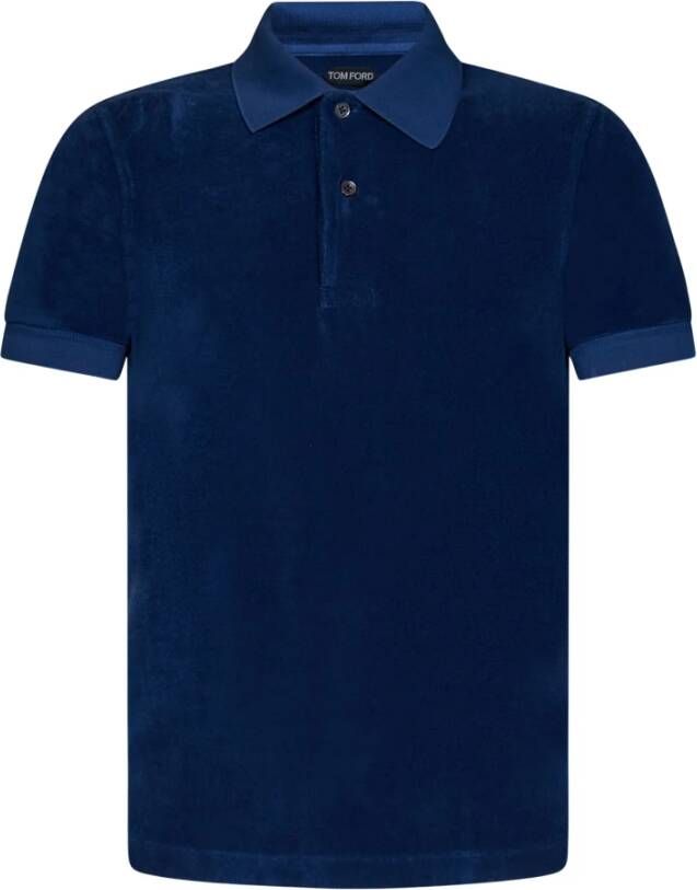Tom Ford Blauwe T-shirts & Polos Collectie Blauw Heren