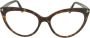 Tom Ford Bruine Rechthoekige Acetaatbril Brown Dames - Thumbnail 3