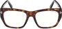 Tom Ford Bruine Ss23 Optische Brillen Brown - Thumbnail 3